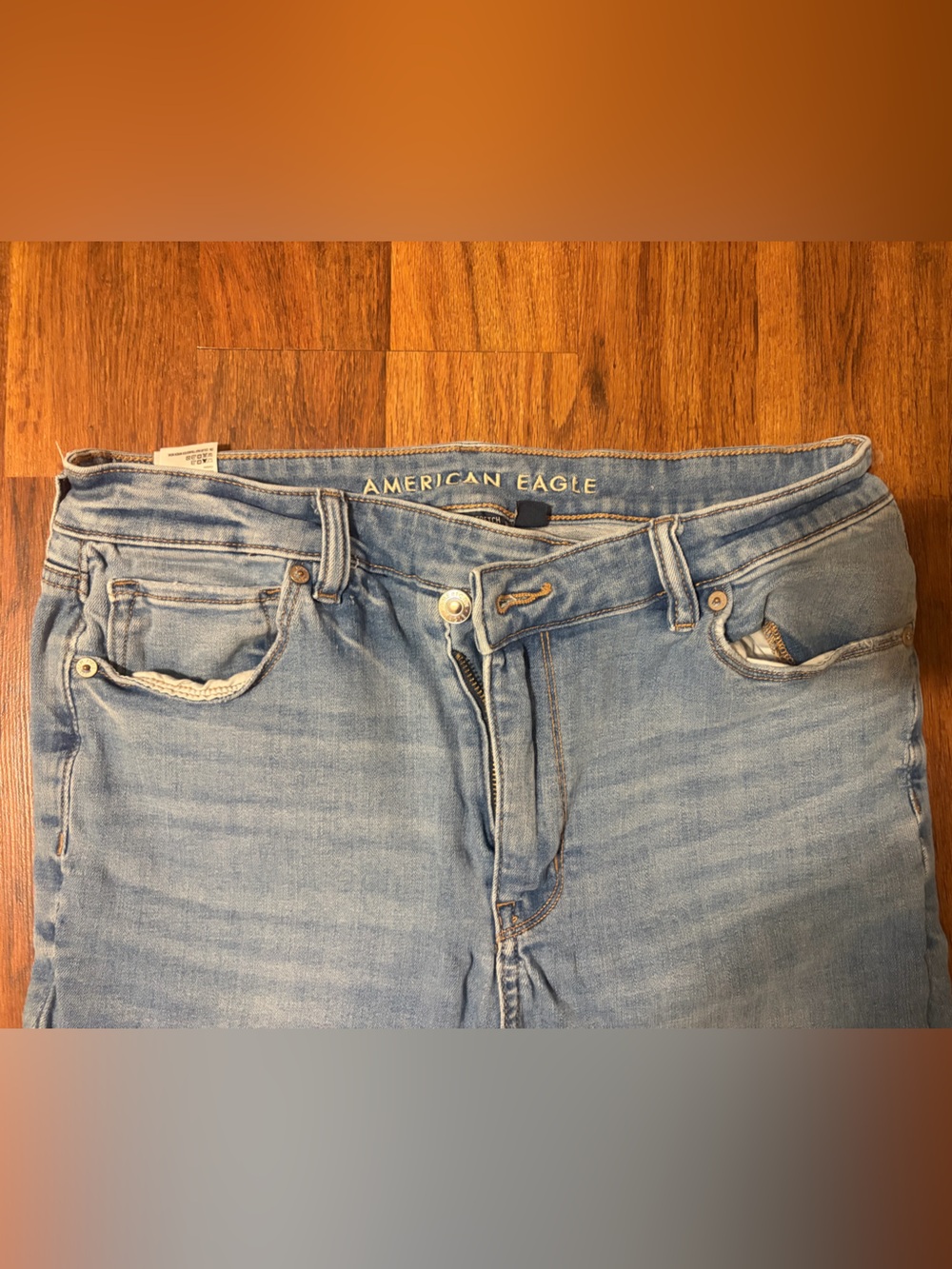 American Eagle Outfitters Light Blue Flare Jeans - Picture 3 of 6
